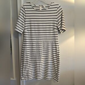J.Crew Dress Medium Striped Dress Preppy Nautical